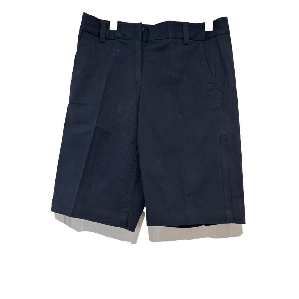 J Jill sz 4 navy blue chino cotton and spandex shorts #3302